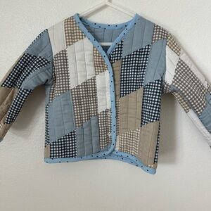 Handmade kids quilted jacket